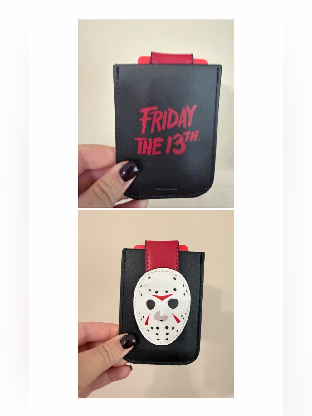 Jason Friday the 13th card holder. New, no tags.